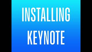 Using Keynote as a Whiteboard