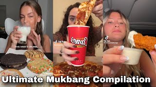 FAST FOOD MUKBANG compilation | Crumbl, Canes, Wingstop, Taco Bell!