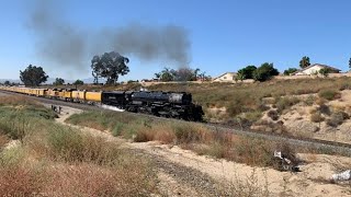 Union Pacific 4014 and other trains