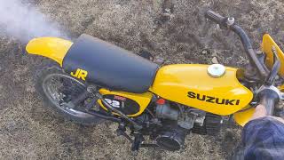 Suzuki JR50 1980 First start