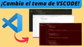 Cómo cambiar de color a Visual Studio Code