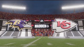 Madden NFL 25 | Baltimore Ravens at Kansas City Chiefs | 2024 NFL Kickoff Game