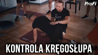 KONTROLA KRĘGOSŁUPA - ĆWICZENIA