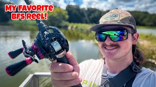 MY FAVORITE BFS REEL! Daiwa Gekkabijin Air TW On The Water Review