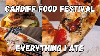 EVERYTHING I ATE at this food festival in the WELSH CAPITAL || Cardiff Food & Drink Festival