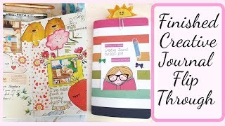 CREATIVE JOURNAL Finished Flip Through