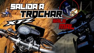 Trochando en XTZ 125 vs XTZ 250 | Stunt | Caídas | Off Road