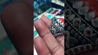 Marjan handmade faisalabadi silver ring. Available . 35 carat marjan weight. Call+923335478660