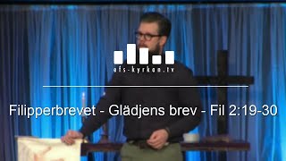 Filipperbrevet - Glädjens brev - Fil 2:19-30