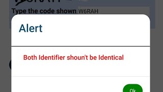 Both Identifier should not be Identical. Sparsh Migration Status Error Message