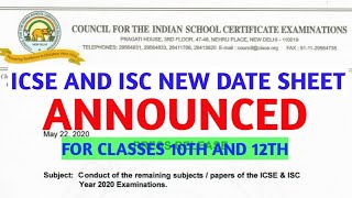 ICSE & ISC new date announced. Exams to start from 1st July