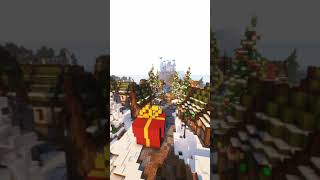 Christmas Village In Minecraft...