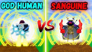 5 Buddhas Godhuman Vs 5 Buddhas Sanguine Which Fighting Style Wins?