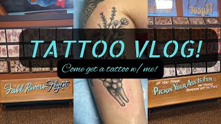 TATTOO VLOG | COME GET ANOTHER TATTOO W/ ME!✨