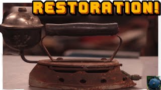 RARE! 1920s COLEMAN Gas Fired Iron RESTORATION!!