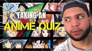 Taking The ULTIMATE Anime Quiz