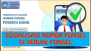 SOSIALISASI NOMOR PONSEL DI Verval Ponsel