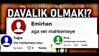 MAHKEMEYE VERİLMEK !?