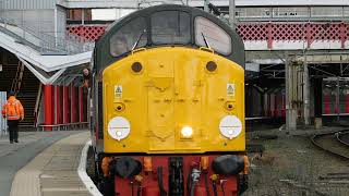 40013+D1924 thrashing out of crewe 27/02/23