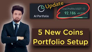 5 Zabardast Coins Ai Portfolio Setup | Profit me Close kaise karna hai