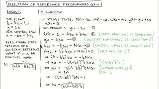 State variable control 27: Introducing the reference input, Part 2