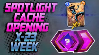 Spotlight caches SCREW ME again! (X-23 Week Opening)