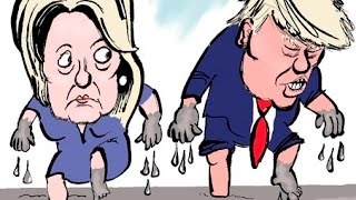 Dow Jones és Dollár elemzés - Clinton vs Trump