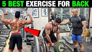 5 Best Exercise For Back | How To Get Bigger & Thicker Back