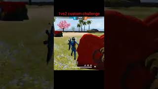 1vs2 challenge video in free fire funny short video free fire tiktok short video #freefireshortvideo