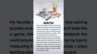 My favorite is Math #youtube #fruit #language #share #english #languagelessons #enjoy