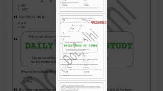 #Class9 #mathPracticePaper2023-24#shortsvideo #doe #gnctdworksheet