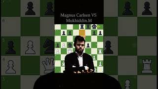 Magnus VS Mukhiddin.M💎 #chess #magnus #edit #mastermind #chessgrandmaster #chessgame #magnuson