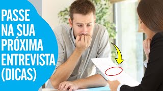 DICAS ENTREVISTA de EMPREGO AUXILIAR ADMINISTRATIVO |  curso auxiliar administrativo