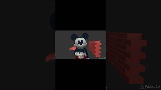 el maravilloso mewing de Mickey 🙀🧏🤫 | animación completa #2024 #mickeymouse #meme #mewing