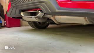 MAPerformance street exhaust vs stock