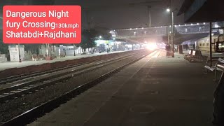 Night Fury Wap7 Shatabdi+Rajdhani+ shree Shakti Express 130kmph  Indian Railways