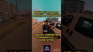 HAKKINI VEREMEYEN ANNESİYLE GÜNE GİTSİN (Hakkını Veremedik) İnsta 360 x3 #shorts #komik #motovlog