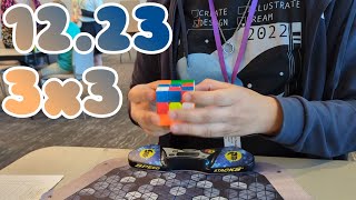 12.23 Official 3x3 Single | OKC Cube-Off Winter 2024 • Ronaldo Zavala