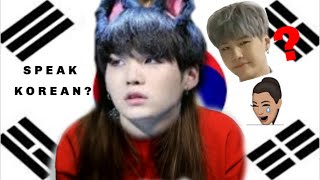 J'IMITE BTS ET BLACKPINK ? Trying to speak korean