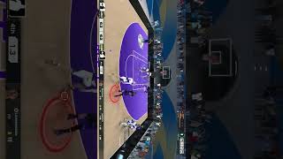 KING of CLUTCH on NBA2K25 STRIKES AGAIN #clutch #nba2k25 #shorts