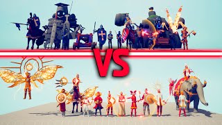 MEDIEVAL TEAM vs LIGHT TEAM - Totally Accurate Battle Simulator | TABS