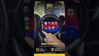 Mini Cooper orijinal multimedya carplay android auto ekran