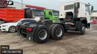 Durable second hand condition used truck head driving test before shipping.