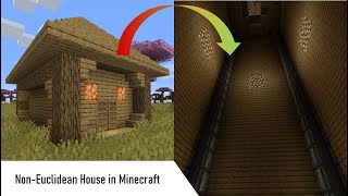 Minecraft Non-Euclidean House Tour...