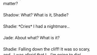 Shadow & Jade Comforts Shadie ( Voicelines By @PinkKitten_YT & @ZoeyTheCat64  💜🖤💖💛✨