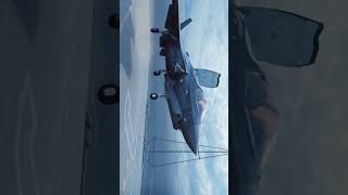 Beautiful F30B take off on War aircraft carrier ship #fighterjet #newreels#bestvideos #youtubeshorts