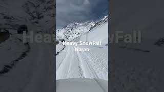 Snowfall in Naran Babusar Top Road