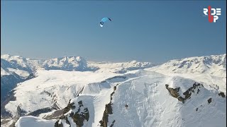 Snowkiting Up and Down