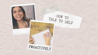 HOW TO TALK TO SELF