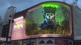 The New Call of Duty Ad in London is insane!